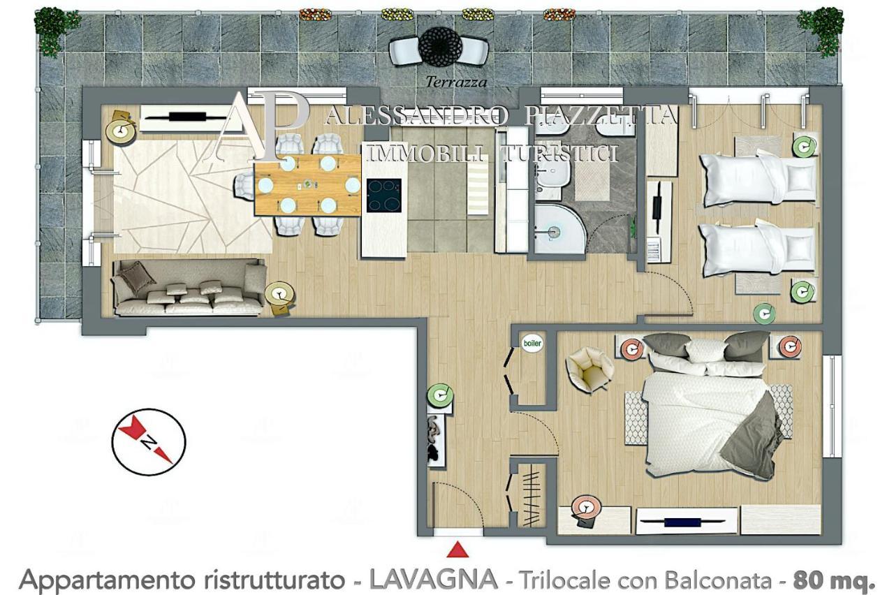 Ale Charme Il Comfort Al Mare Lavagna Kültér fotó